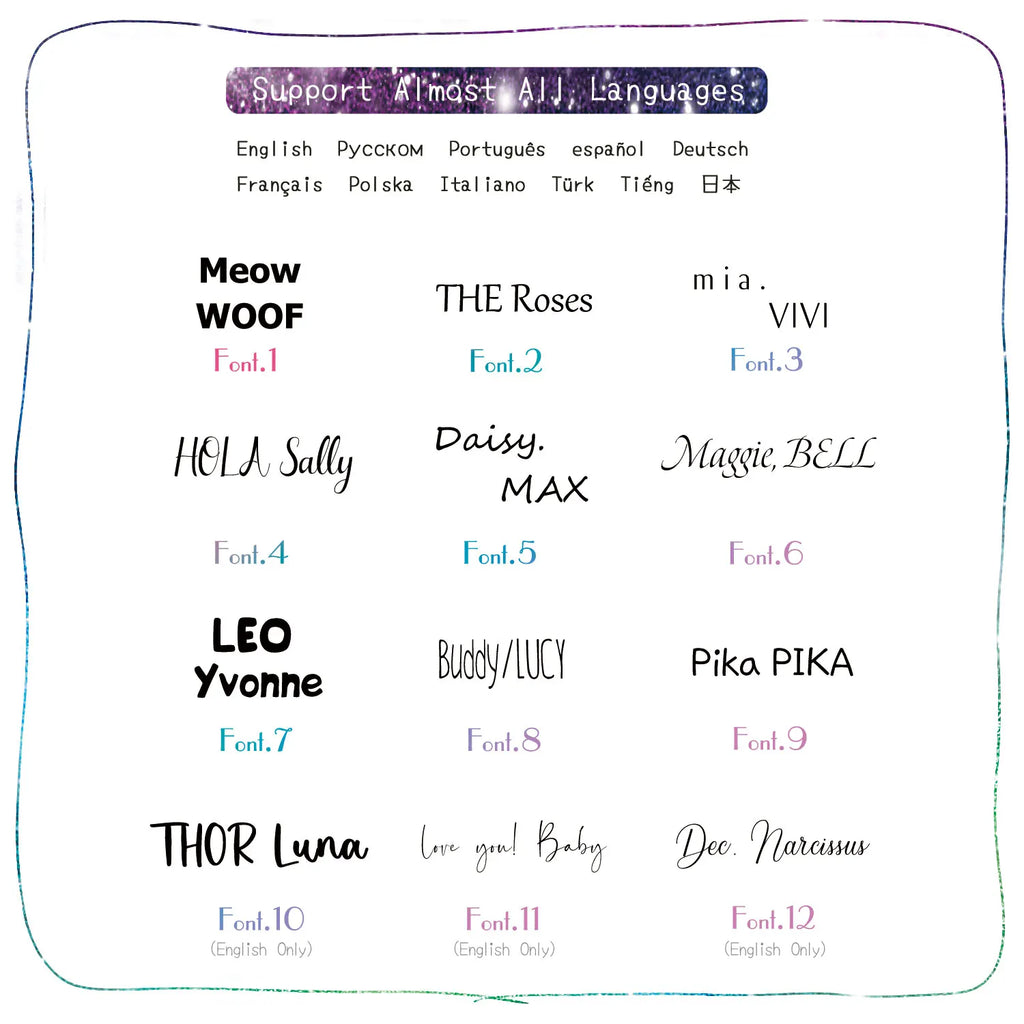 Personalized Cat Dog ID Tag