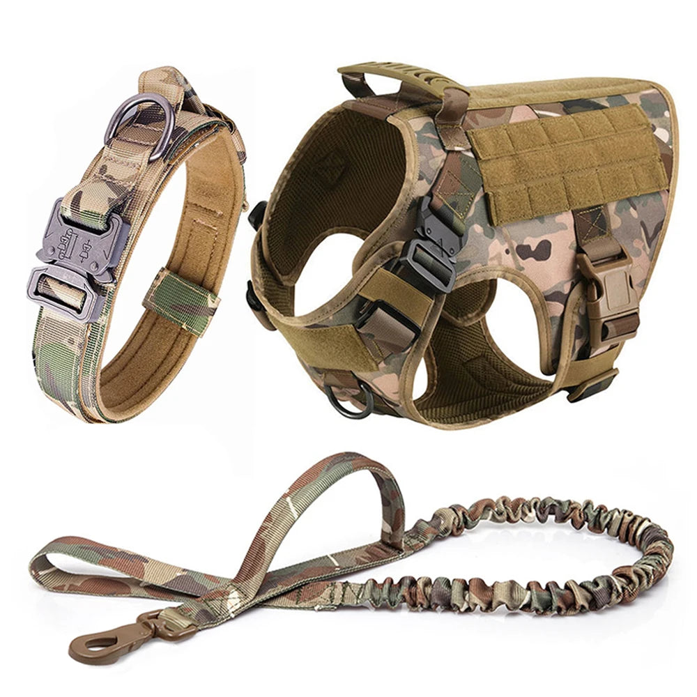 Large Dog Harness & Leash Set – Training Vest
