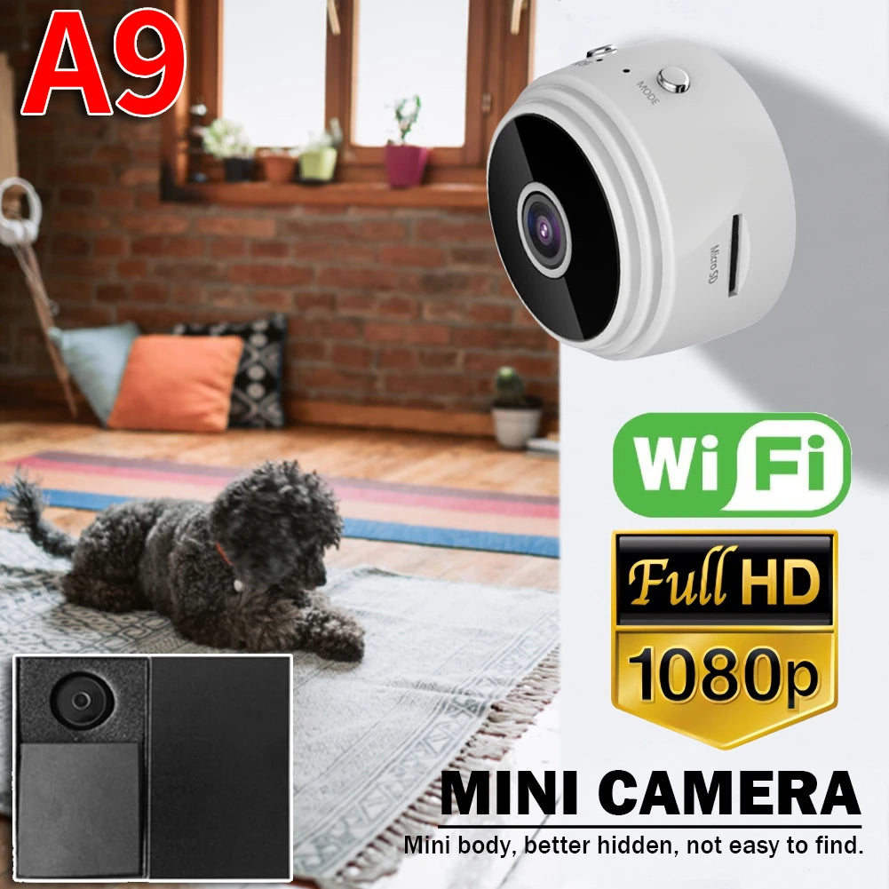 Wireless HD 1080P Camera with Two-Way Audio, Night Vision, and Video Recording