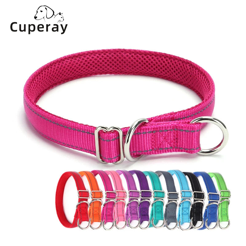 Anti-Suffocation Mesh Dog Collar for Medium & Large Dogs
