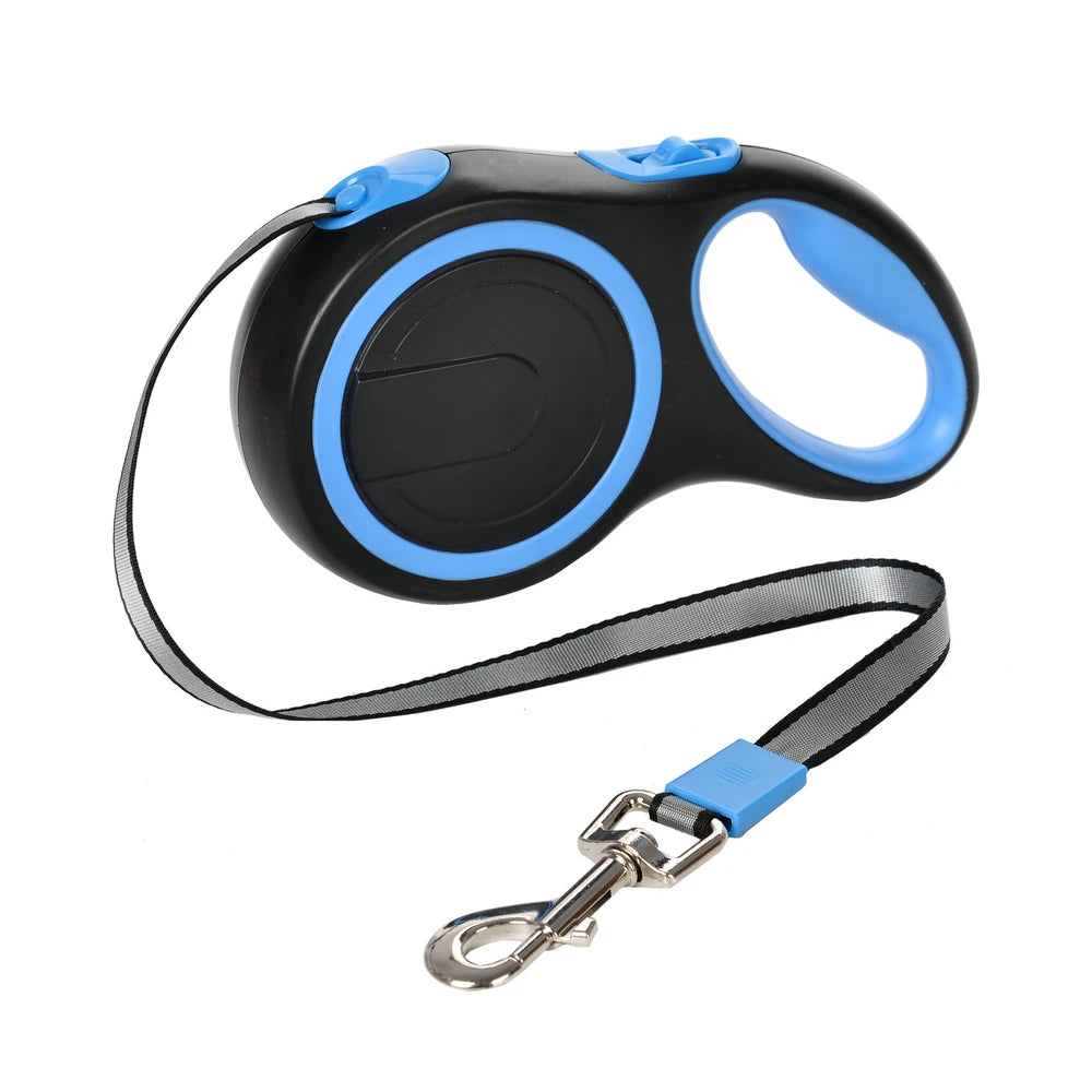 Retractable Nylon Dog Leash for Large Dogs, Strong & Durable