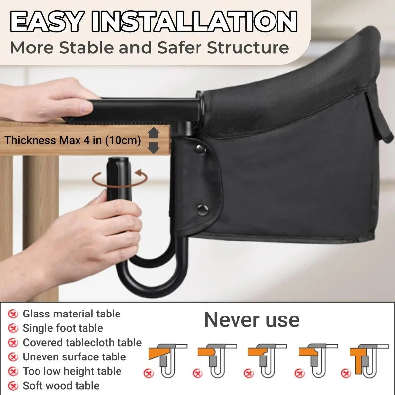 Portable Adjustable Pet Feeding Booster Seat – Cat & Dog High Chair