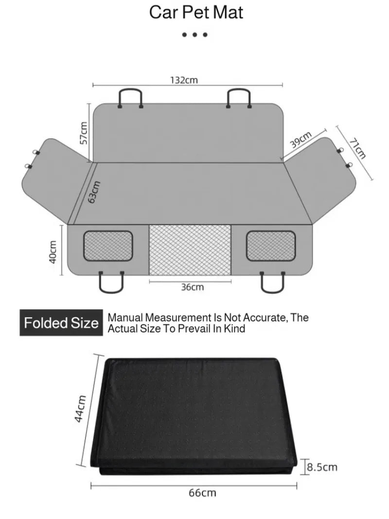 Removable Dog Car Mat – Waterproof Scratch-Proof Pet Hammock