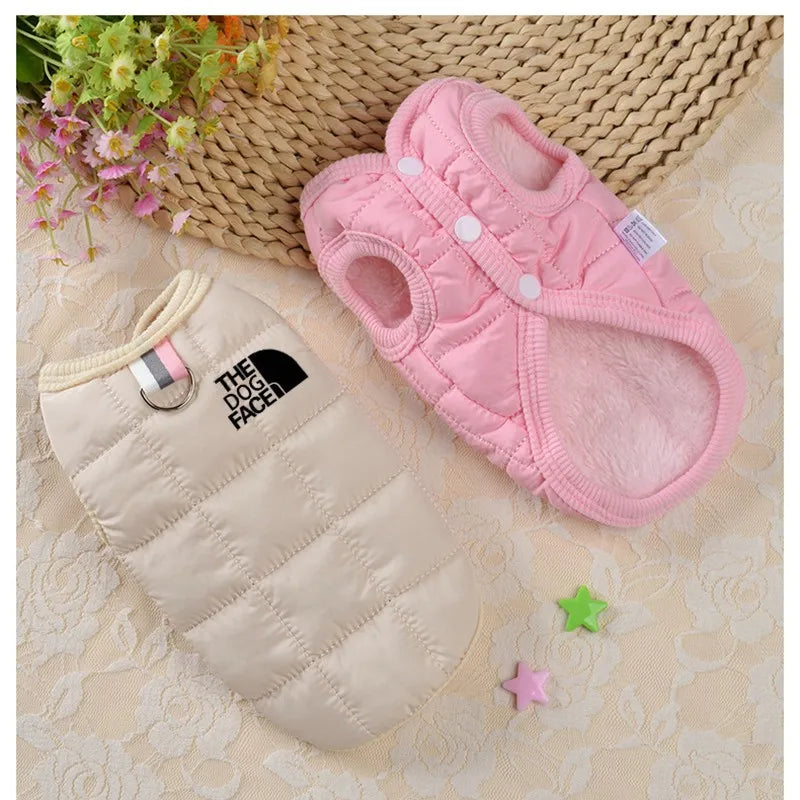 Trendy Winter Dog Jacket for Small & Medium Dogs