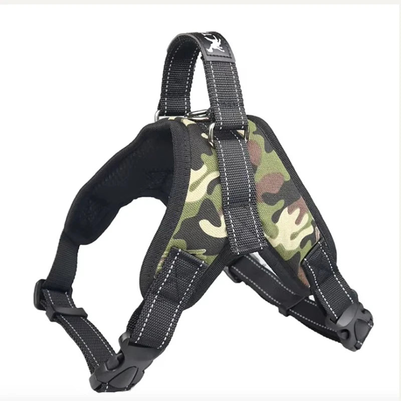 Reflective Soft Adjustable Dog Harness for Medium Dogs