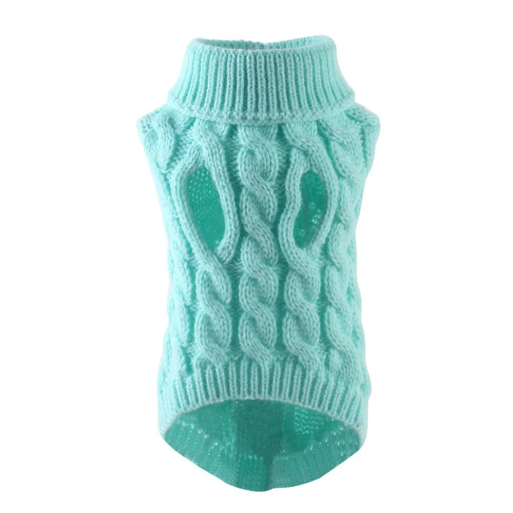 Small Dog Sweater, Autumn/Winter Knitted Warm Pet Clothes