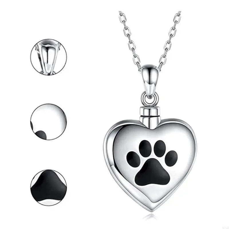 Elegant Pet Ashes Memorial Necklace
