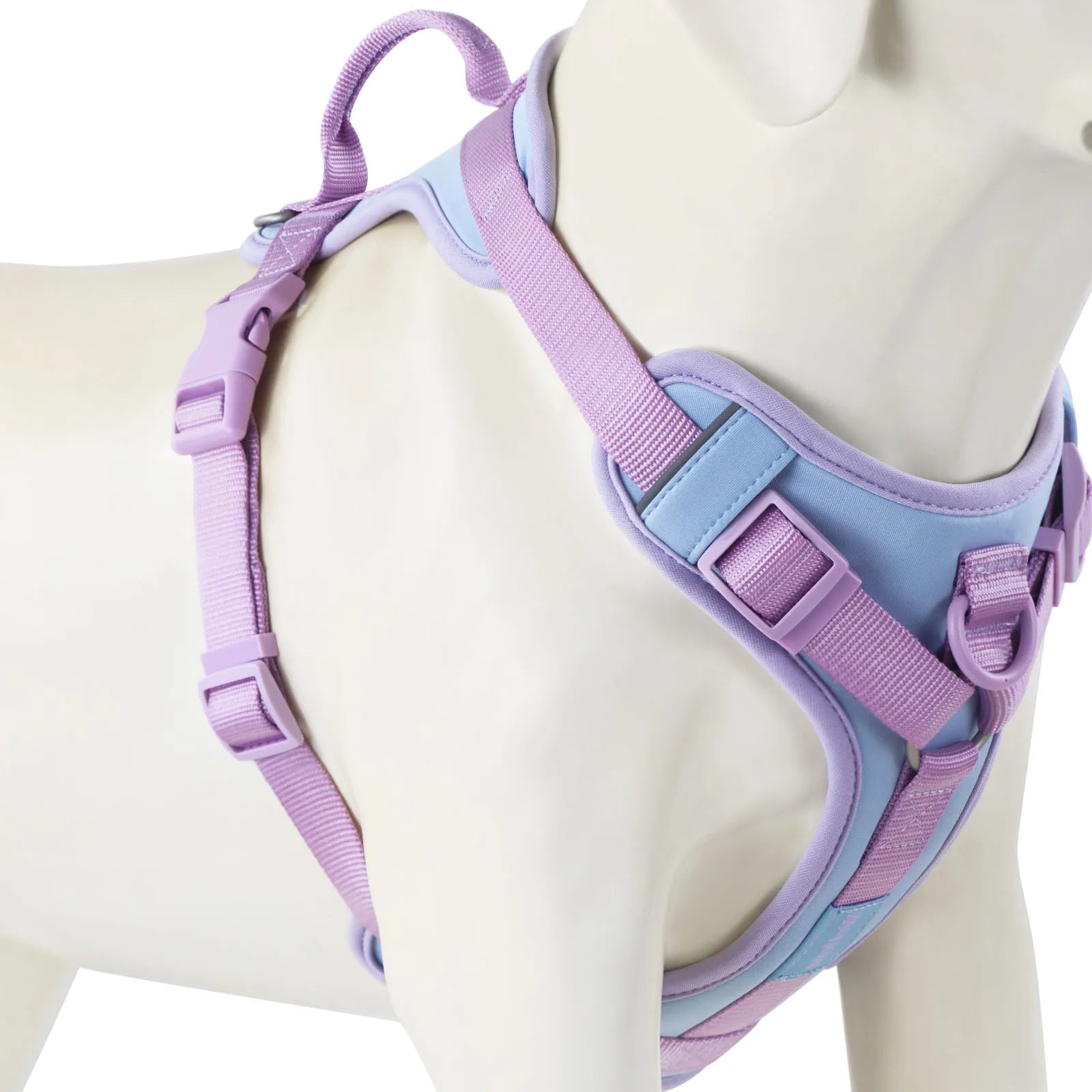 Spliced Color Luxury Dog Harness, No-Pull, Adjustable for Small & Large Dogs
