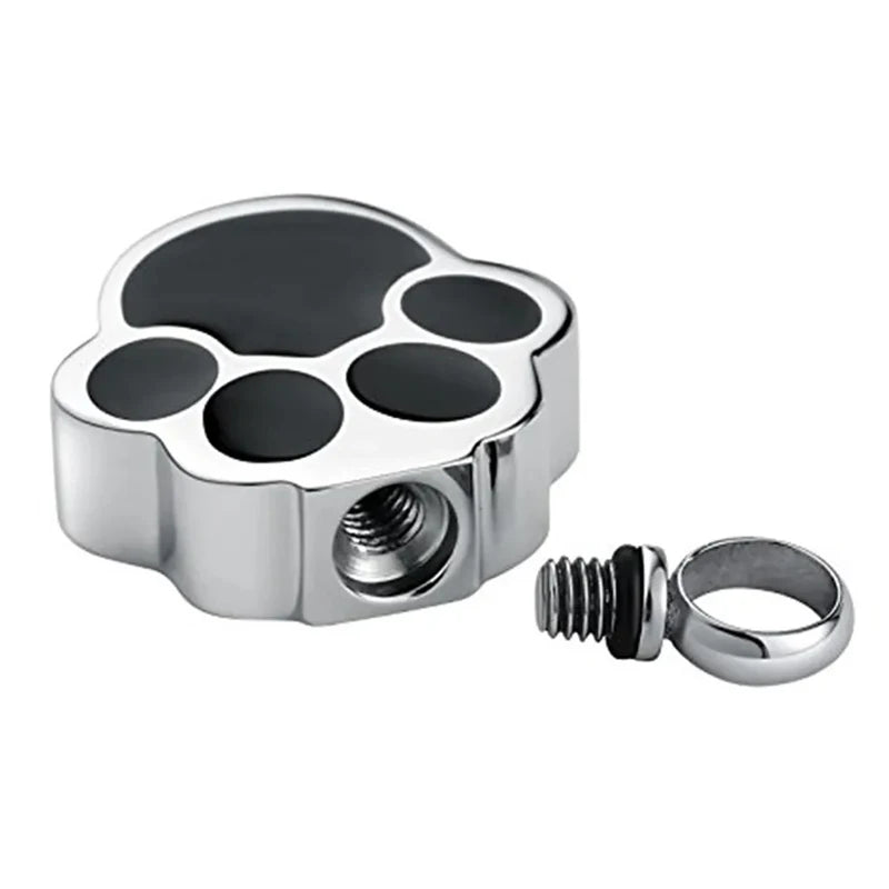 Pet Cat Dog Paw Print Cremation Jewelry for Ashes Wearable