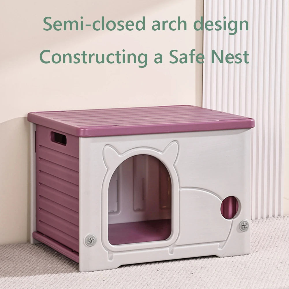 Outdoor Cat / Small Dog House – Warm, Waterproof, Portable