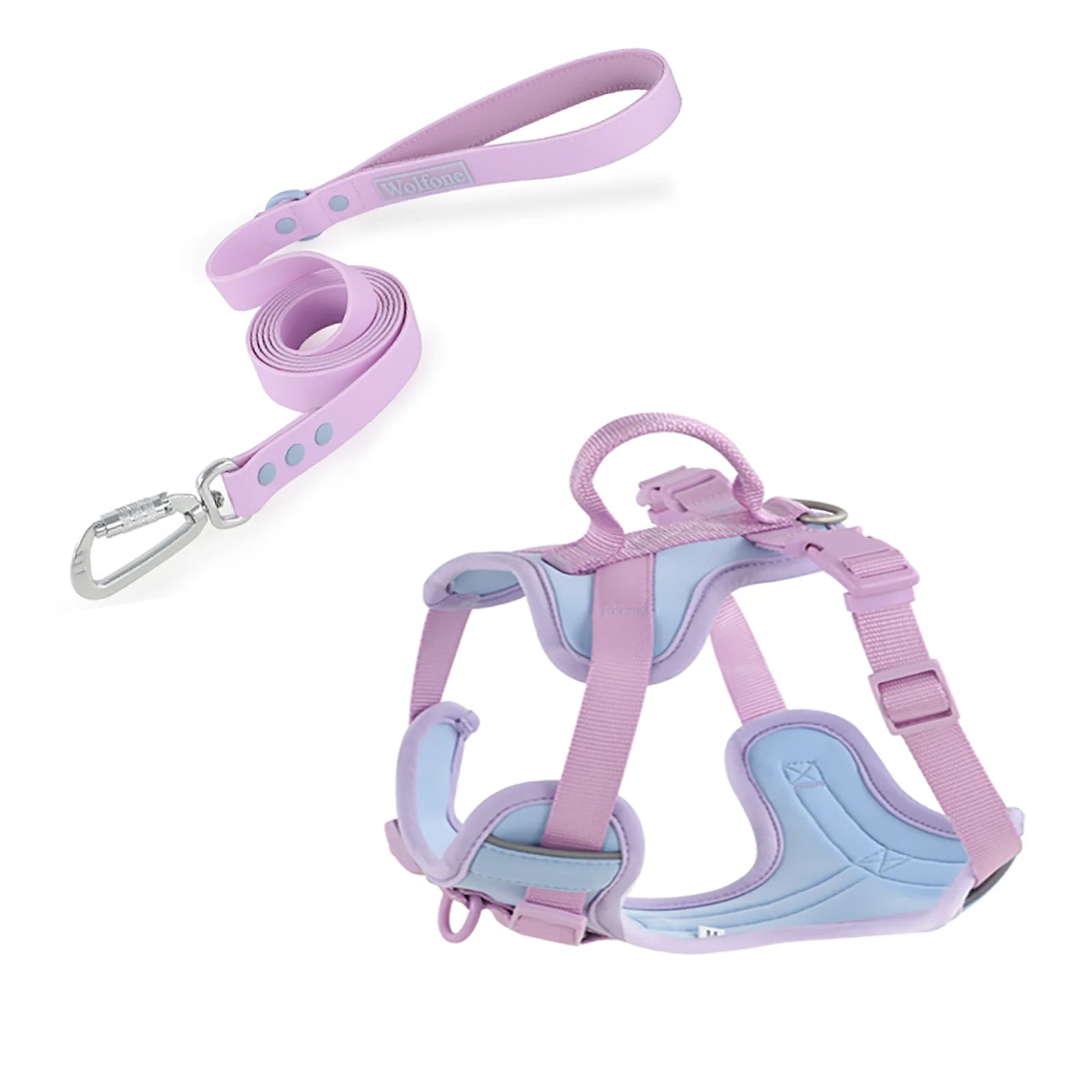 Spliced Color Luxury Dog Harness, No-Pull, Adjustable for Small & Large Dogs