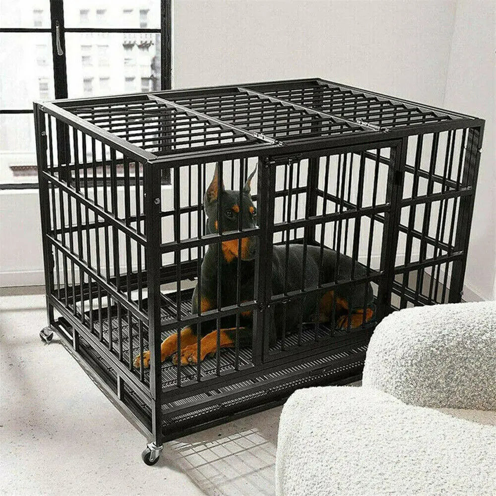 Heavy Duty Dog Crate / Kennel Cage Playpen