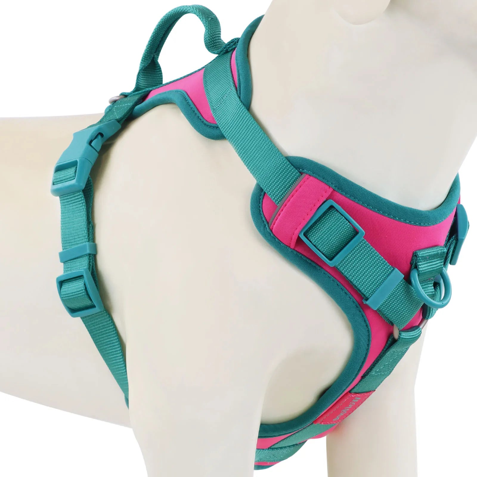 Spliced Color Luxury Dog Harness, No-Pull, Adjustable for Small & Large Dogs