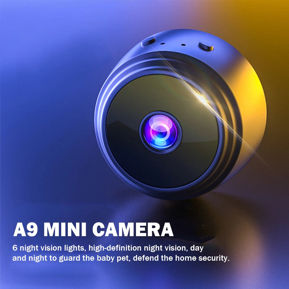 Wireless HD 1080P Camera with Two-Way Audio, Night Vision, and Video Recording