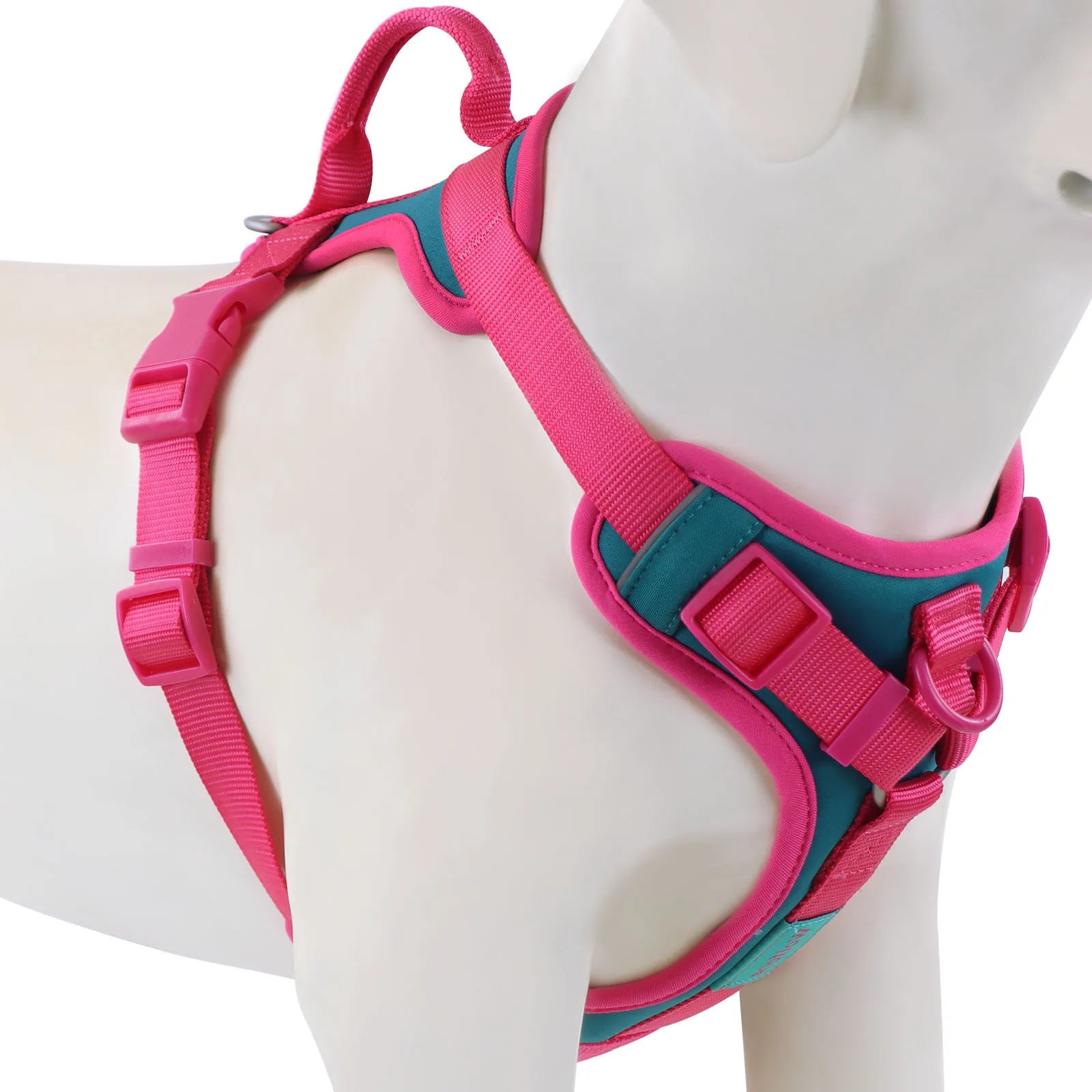 Spliced Color Luxury Dog Harness, No-Pull, Adjustable for Small & Large Dogs