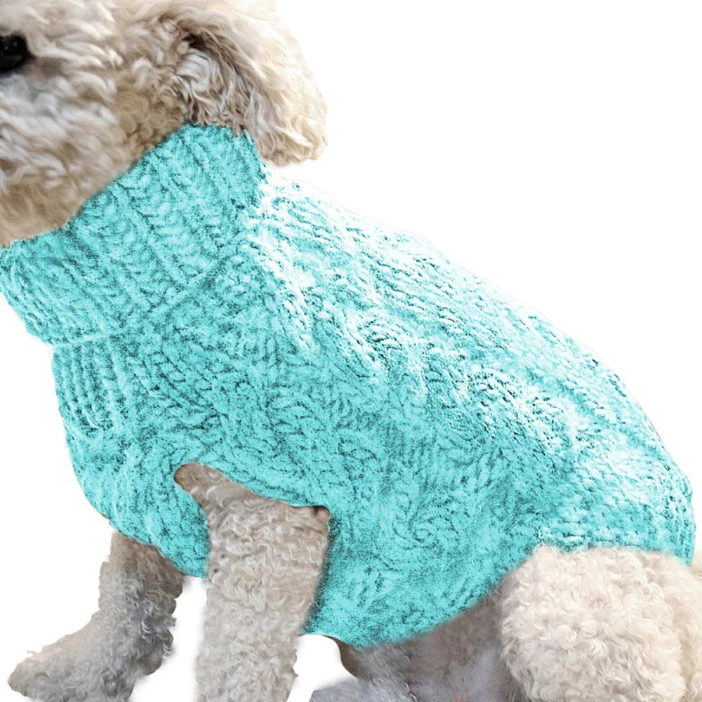 Small Dog Sweater, Autumn/Winter Knitted Warm Pet Clothes