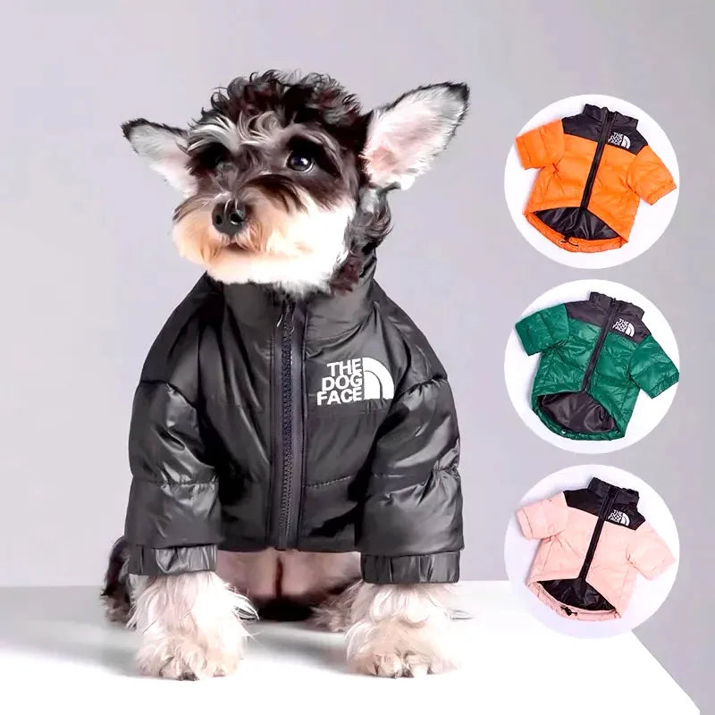 Winter Down Dog Parka – Heavy Duty Coat for Small & Medium Dogs