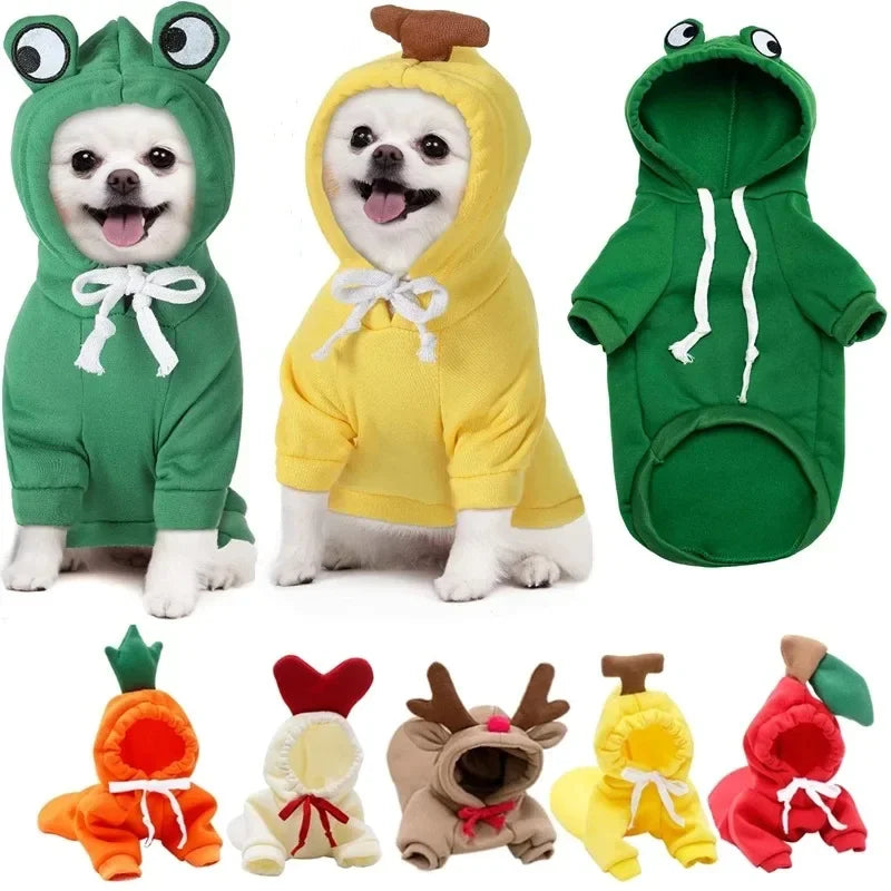 Cosplay Pet Hoodie – Cute Costume Jacket for Small Dogs & Cats