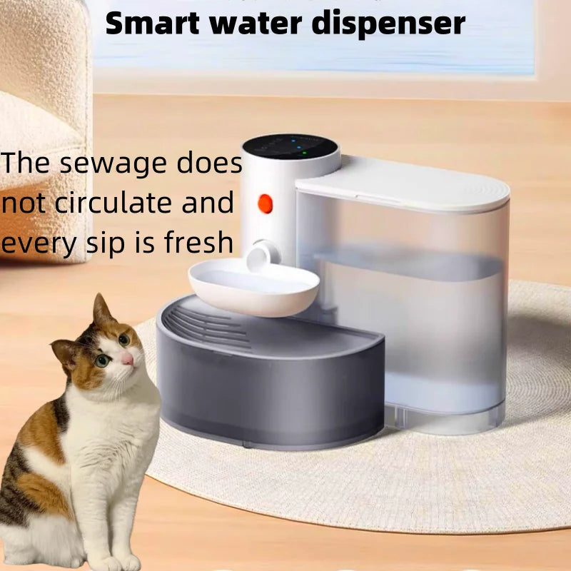 Rechargeable Smart Dump Pet Water Dispenser – Cats & Dogs
