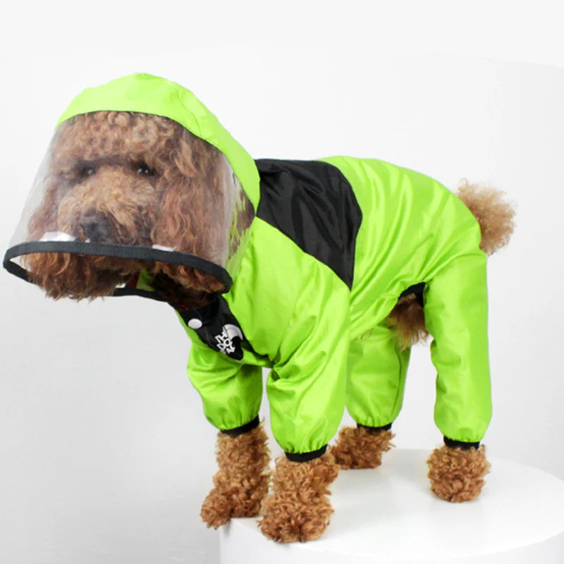 Dog Face Raincoat for Dogs, Protective & Comfortable