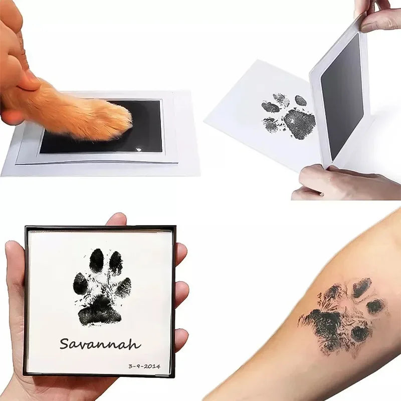 Pet Paw Print Ink Kit – Non-Toxic, Easy DIY Cat & Dog Keepsake