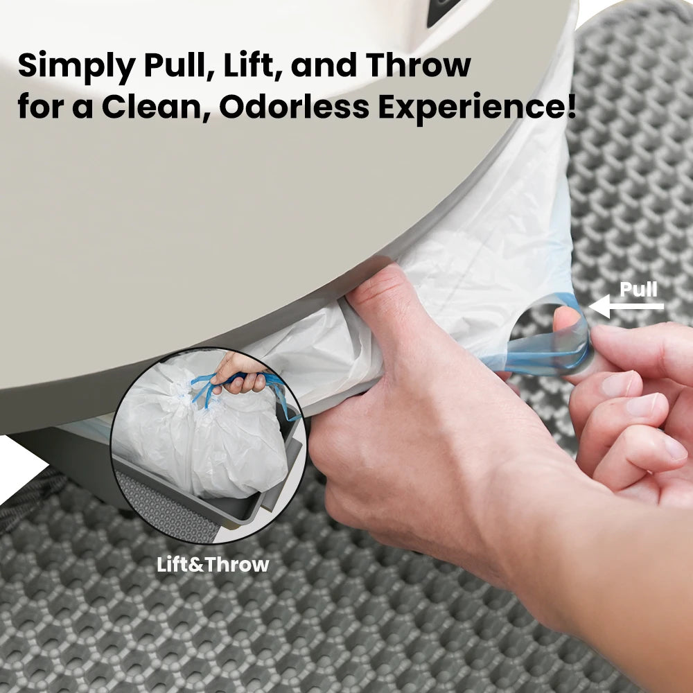 Smart Self-Cleaning Cat Litter Box with App Control