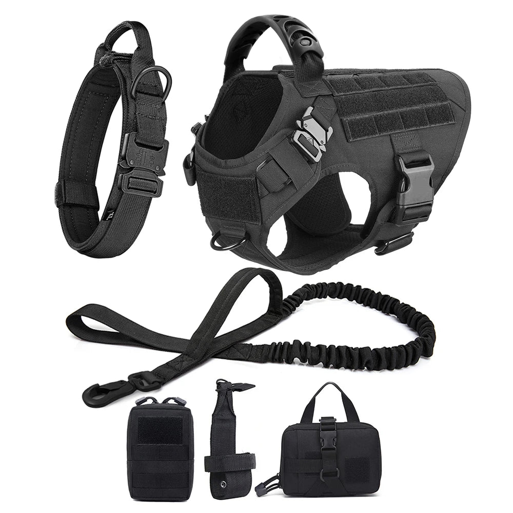 Large Dog Harness & Leash Set – Training Vest