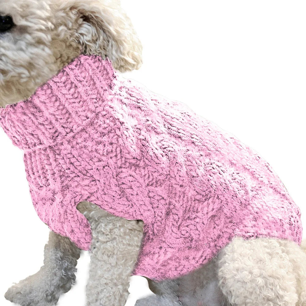 Small Dog Sweater, Autumn/Winter Knitted Warm Pet Clothes