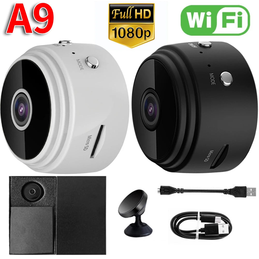 Wireless HD 1080P Camera with Two-Way Audio, Night Vision, and Video Recording