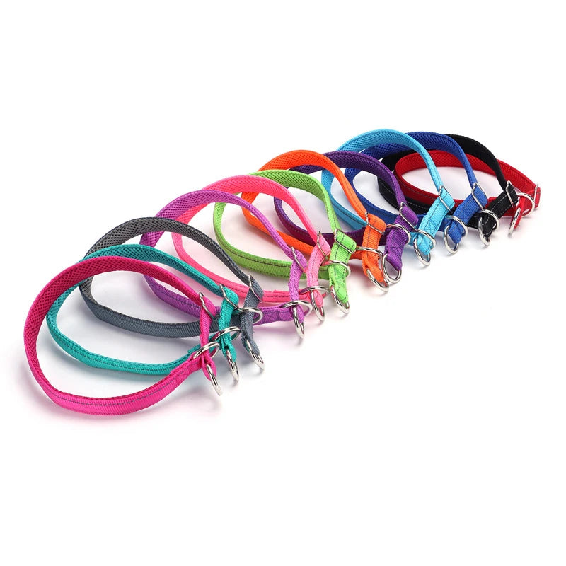 Anti-Suffocation Mesh Dog Collar for Medium & Large Dogs