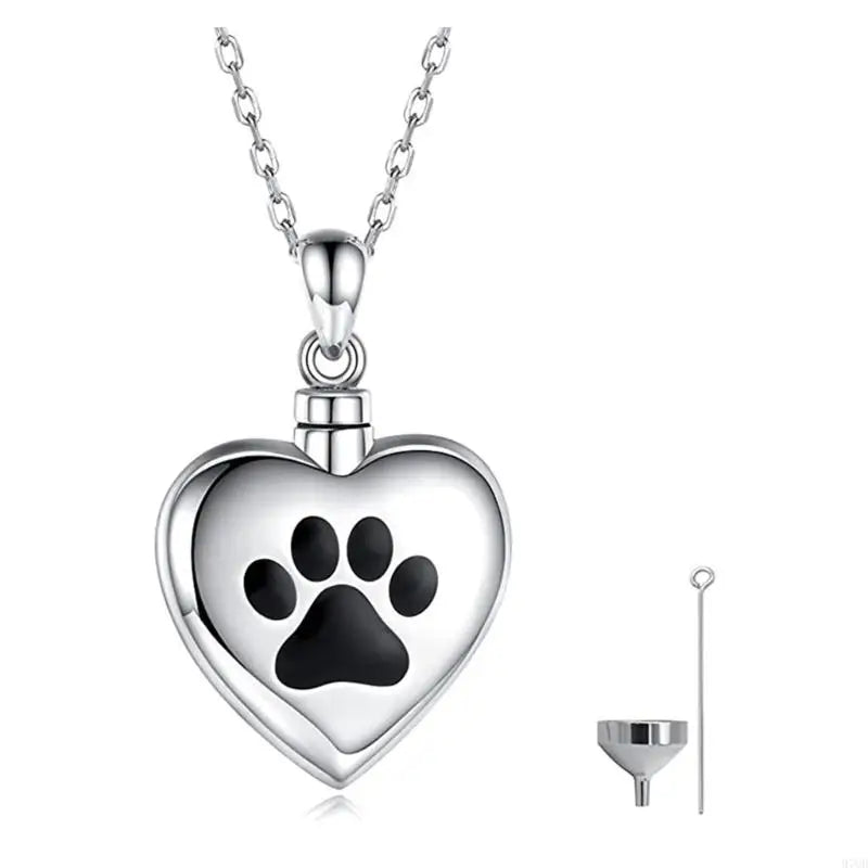 Elegant Pet Ashes Memorial Necklace