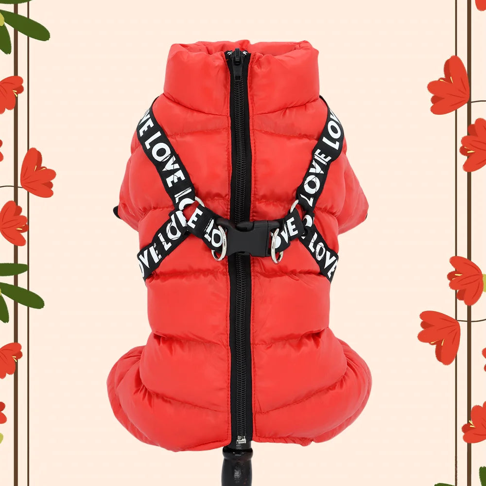 Winter Dog Jacket – Super Warm Thicker Cotton Waterproof Coat