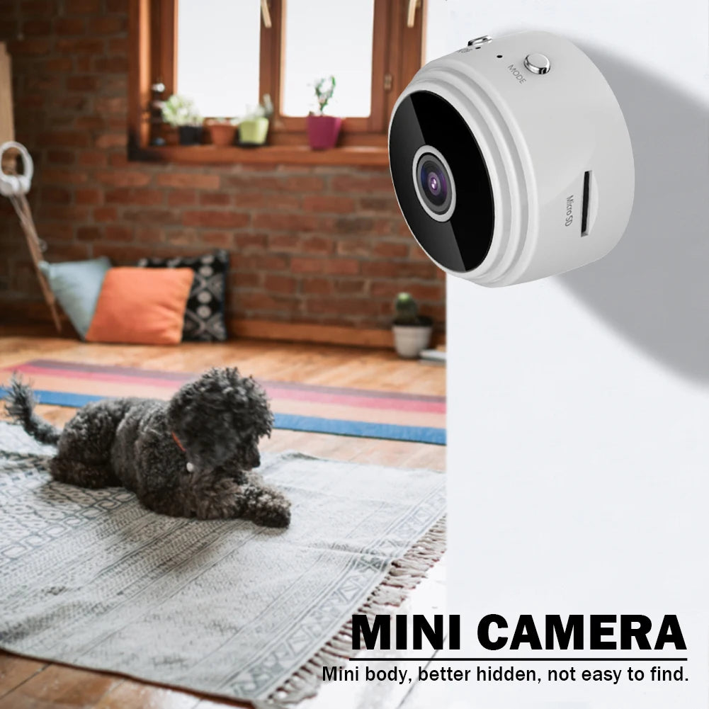 Wireless HD 1080P Camera with Two-Way Audio, Night Vision, and Video Recording