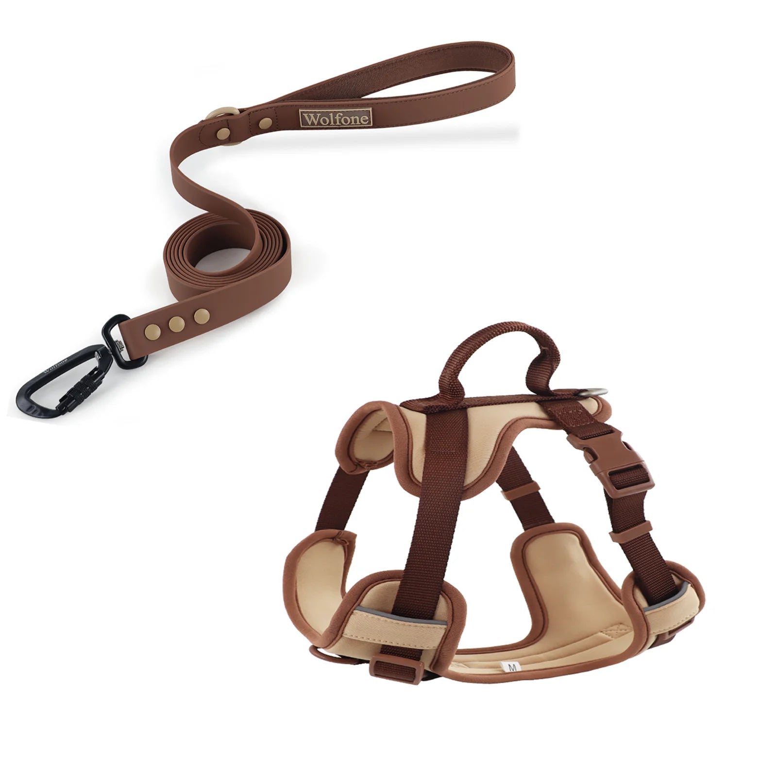 Spliced Color Luxury Dog Harness, No-Pull, Adjustable for Small & Large Dogs