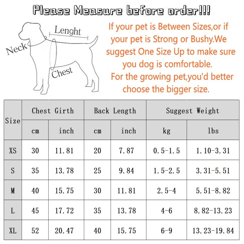 Winter Warm Hoodie for Small Dogs