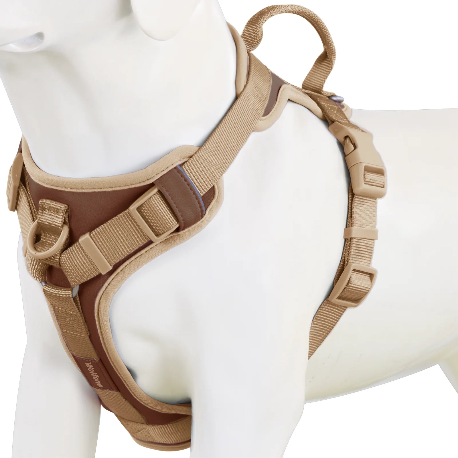 Spliced Color Luxury Dog Harness, No-Pull, Adjustable for Small & Large Dogs