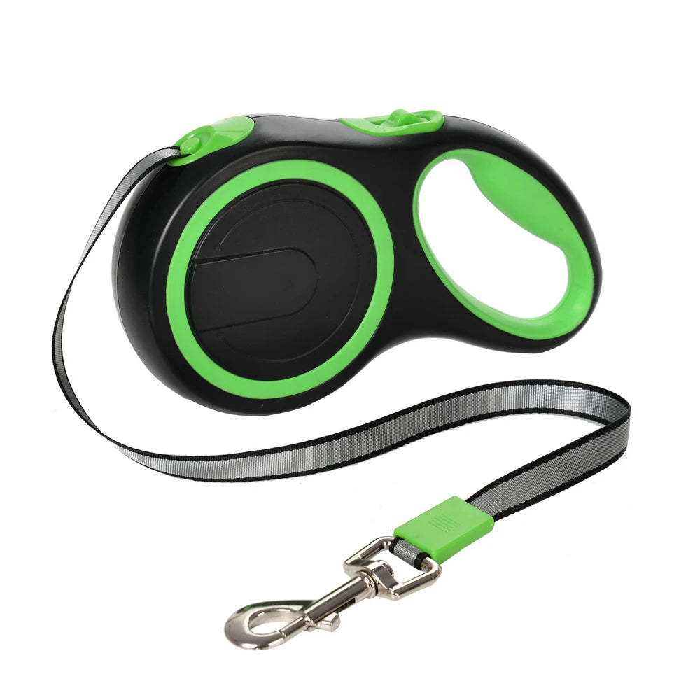Retractable Nylon Dog Leash for Large Dogs, Strong & Durable
